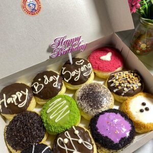 Donut (Donat) isi 12 Campur sesuai permintaan
